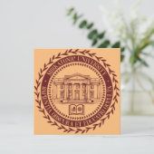 Miskatonic University Seal Kaart (Staand voorkant)
