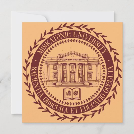 Miskatonic University Seal Kaart (Voorkant)