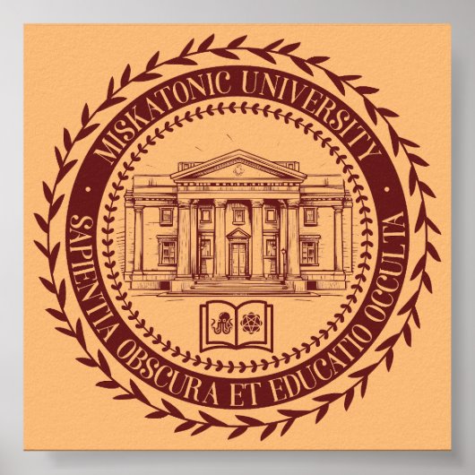 Miskatonic University Seal Poster (Voorkant)