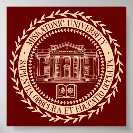 Miskatonic University Seal Poster (Voorkant)