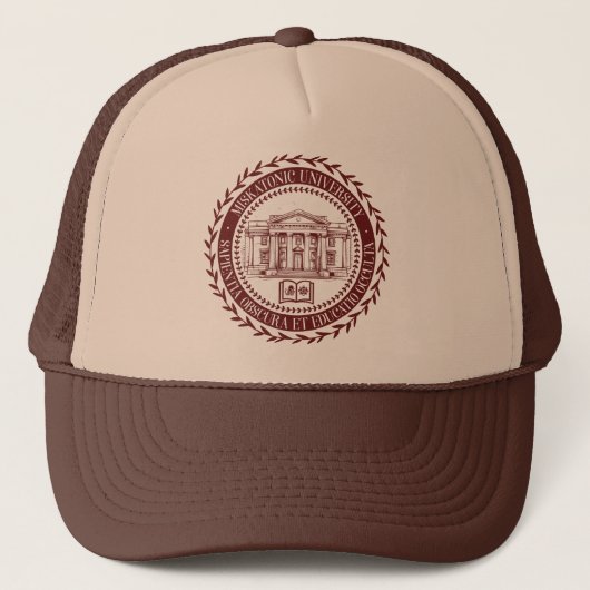 Miskatonic University Seal Trucker Pet (Voorkant)