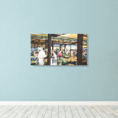 Miskolc's Boerenmarkt Hongarije Canvas Afdruk (Insitu (Houten vloer))