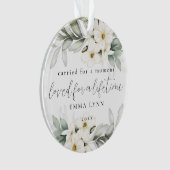 Miskraam Baby Memorial Remembrance Ornament (voorkant)