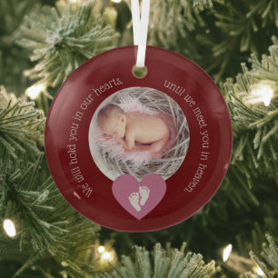 Miskraam / Baby Verlies Memorial doodgeboorte Glas Ornament