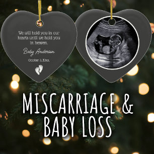 Miskraam / Baby Verlies Memorial echografie Foto Keramisch Ornament