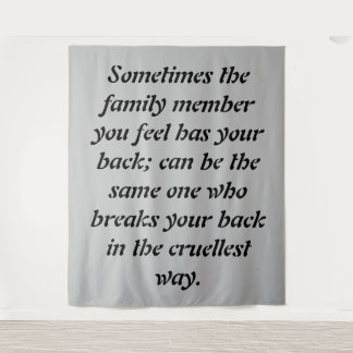 Misleidende Stropdassen: De pijn van verraad binne Wandkleed