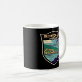 Misleiding Pass State Park Bridge Washington Koffiemok (Voorkant rechts)