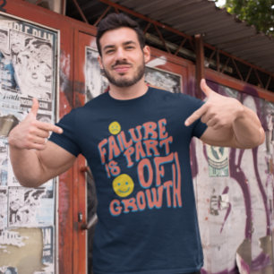 Mislukking hoort bij groei – Motiverende afbeeldin Tri-Blend Shirt