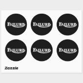 Mislukt Ronde Sticker (Vel)