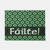 Mislukt! Welkom! Irish Door Mat Green Lucky Clover (Voorkant)