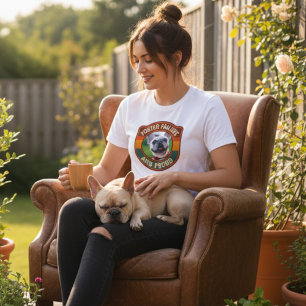Mislukte Pleegzorg en Trots Huisdier Foto Cadeau Tri-Blend Shirt