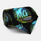 Mismaloya Boats op de rivier 0350 Stropdas (Opgerold)