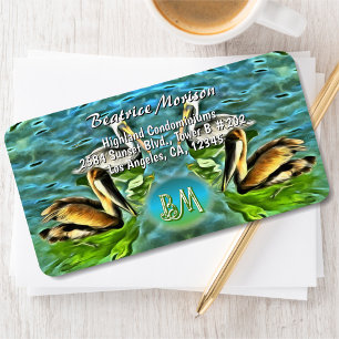 Mismaloya Pelicans 0329 Adres Etiket