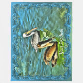 Mismaloya Pelicans 0329 Fleece Deken (Voorkant)