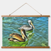 Mismaloya Pelicans 0329 Hangend Wandkleed (Voorkant)