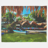 Mismaloya River 0331 Fleece Deken (Voorkant (Horizontaal))