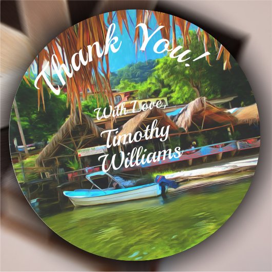 Mismaloya River 0331 Ronde Sticker