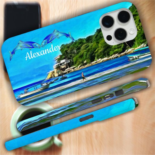 Mismaloya Vissen Boats 0346 Case-Mate iPhone Case