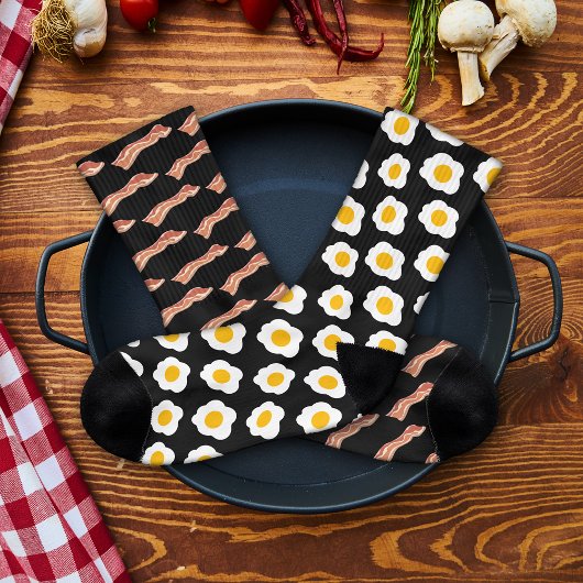 Mismatch Bacon en eieren Sokken