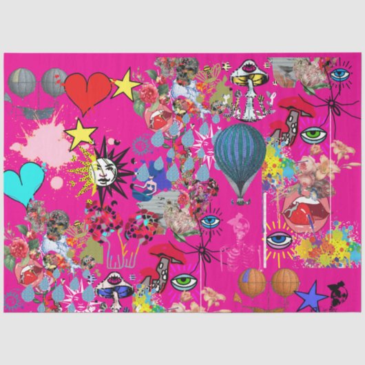 Mismatch decoupage tissuepapier (Voorkant)