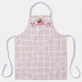 Mismatch roze Paarse snoepsnoepsnoepsnoepjes Schort (Voorkant)