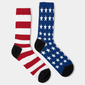 Mismatch Stars en Stripes USA Sokken (Rechts)