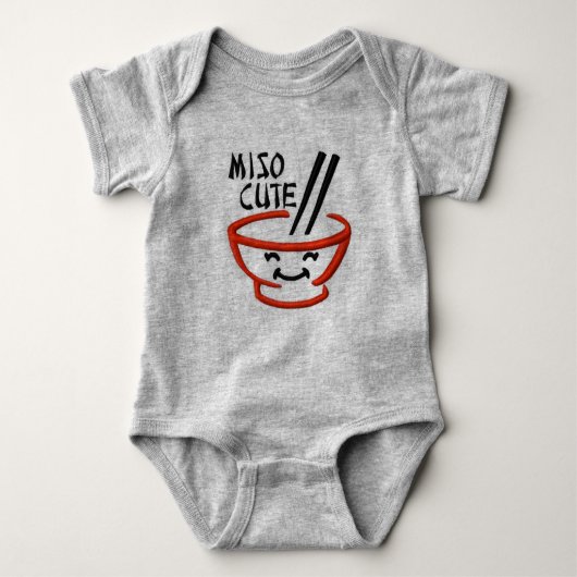 Miso Cute Baby Bodysuit (Voorkant)