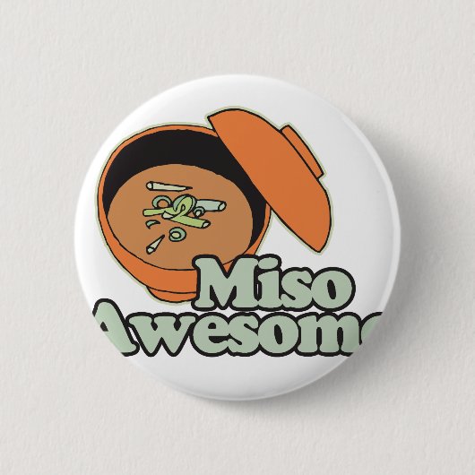 Miso Geweldige Ronde Button 5,7 Cm (Voorkant)