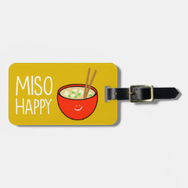 Miso Happy Bagagelabel