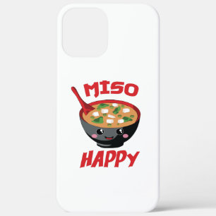 Miso Happy Funny Food Kawaii iPhone 12 Pro Max Hoesje