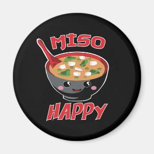 Miso Happy Funny Food Kawaii Magneet