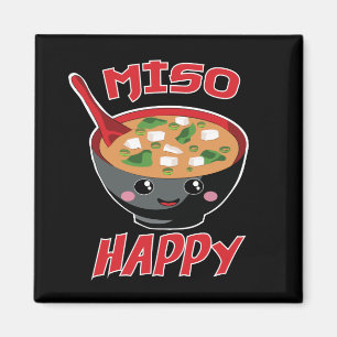 Miso Happy Funny Food Kawaii Magneet