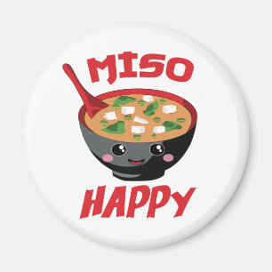 Miso Happy Funny Food Kawaii Magneet