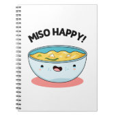 Miso Happy Funny Soup Pun Notitieboek (Voorkant)