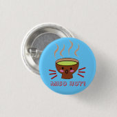 MISO HOT! RONDE BUTTON 3,2 CM (Voorkant /achterkant)