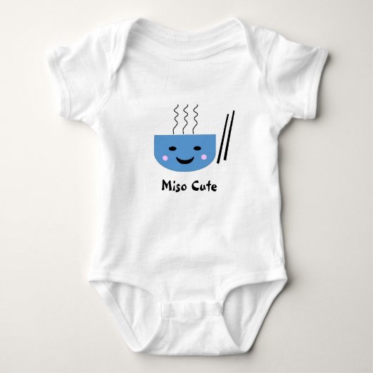 Miso Schattige Baby Bodysuit (Voorkant)