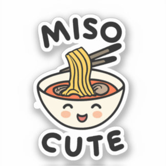 Miso Schattigee soeplever Sticker