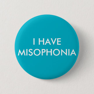 Misofonie Button 1 - Blauwgroen