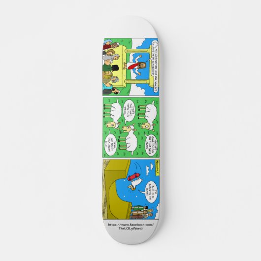 Misplaatste Mongo Mutton Schaats dek Skateboard (Voorkant)