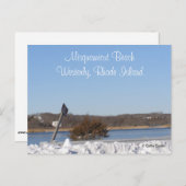 Misquamicut Beach Briefkaart (Voorkant / Achterkant)
