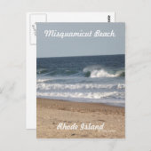 Misquamicut Beach, Rhode Island Briefkaart (Voorkant / Achterkant)