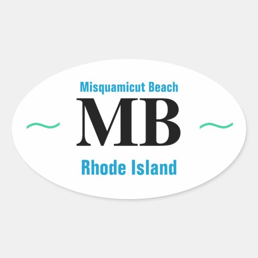 MISQUAMICUT BEACH stickers (4) (Voorkant)