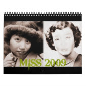 MISS 2009-kalender Kalender (Hoes)