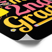 Miss 2e graad Hallo Tweede graad Poster (Hoek)