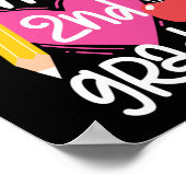 Miss 2e graad Hallo Tweede graad Poster (Hoek)