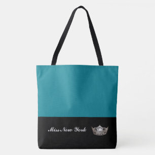 Miss America Argent Sac fourre-tout de la Couronne