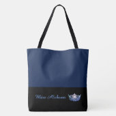 Miss America Blue Crown Sac fourre-tout-Large Navy (Dos)