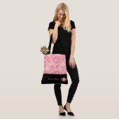 Miss America Coral Kroon Tote Tas LRGE Roze Camo (Op model)