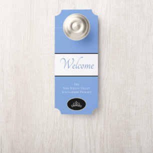 Miss America Crown door Hanger Welkomstnaam