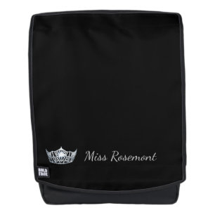 Miss America Crown gepersonaliseerde Bold Face rug Rugtassen
